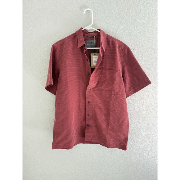 Royal Robbins Desert Pucker Dry Short Sleeve Shirt Relaxed Brick Dry Men's M NEW - Picture 1 of 6